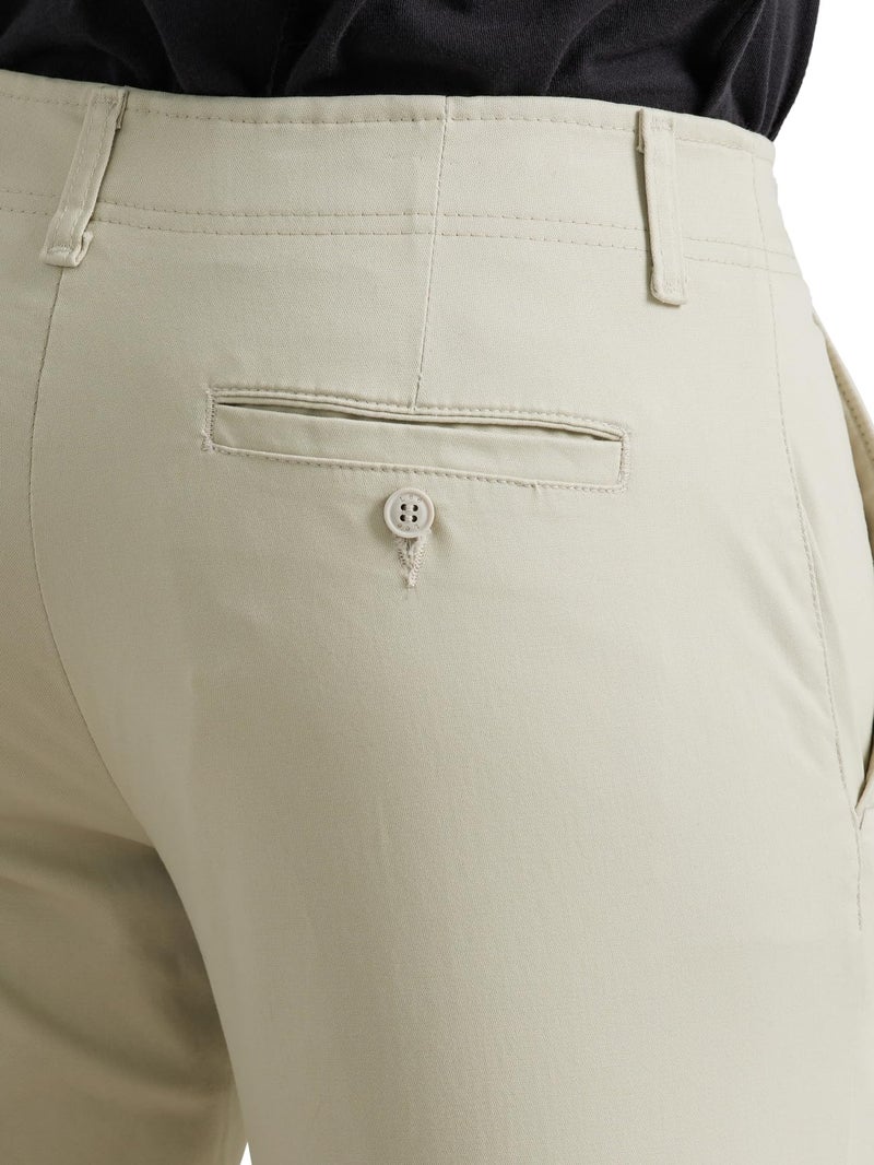 Lee Men's Extreme Motion Flat Front Regular Straight Pant Stone 40W x 32L - Image 2